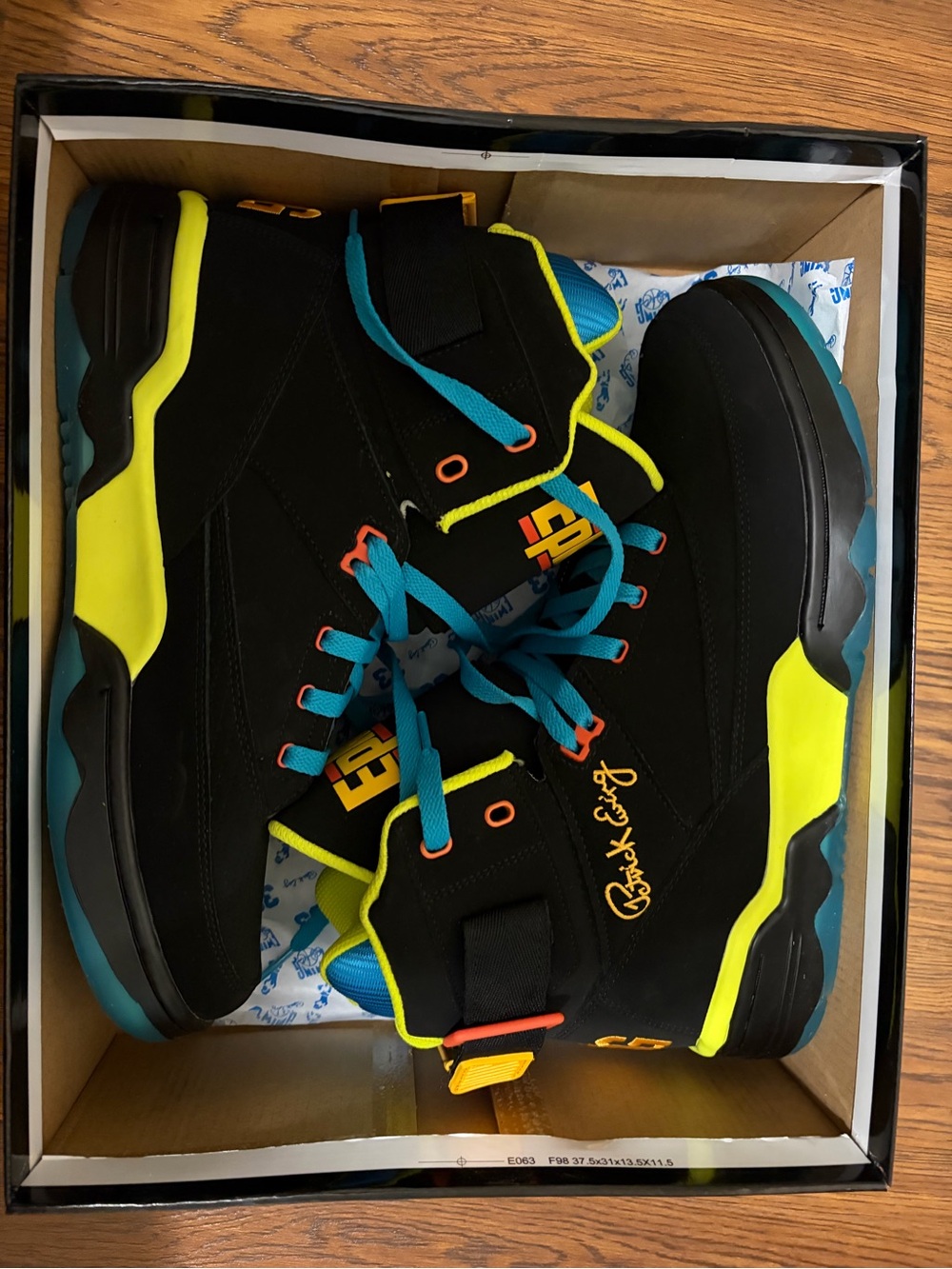 Patrick Ewing Athletics Men's Black Athletic Shoes